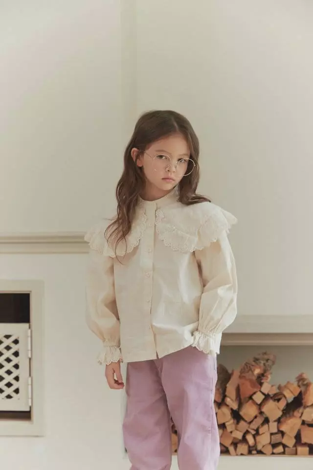 Concocter - Korean Children Fashion - #todddlerfashion - China Lace Blouse - 9