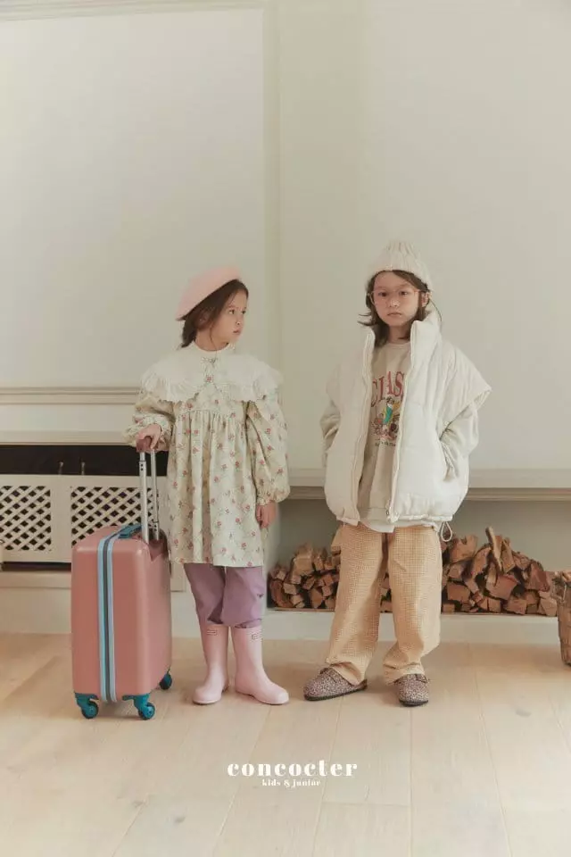Concocter - Korean Children Fashion - #todddlerfashion - Achi Line Mini One-piece - 5
