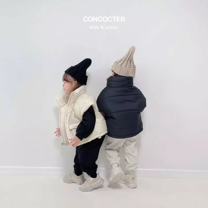 Concocter - Korean Children Fashion - #todddlerfashion - Power Shoulder Top Bottom Set - 9