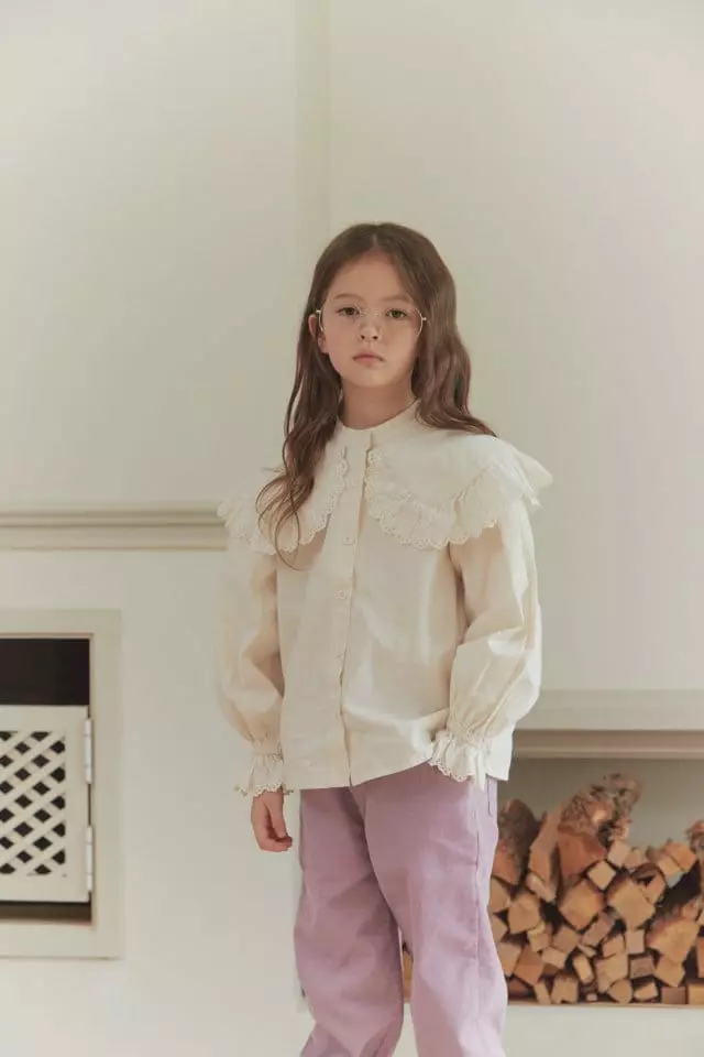 Concocter - Korean Children Fashion - #toddlerclothing - China Lace Blouse - 10