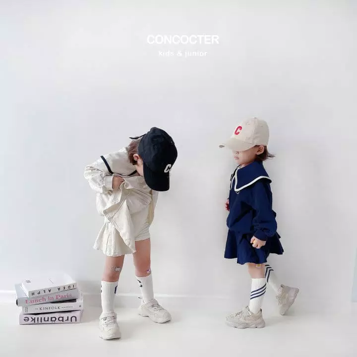 Concocter - Korean Children Fashion - #toddlerclothing - Sailor Plare Skirt - 9