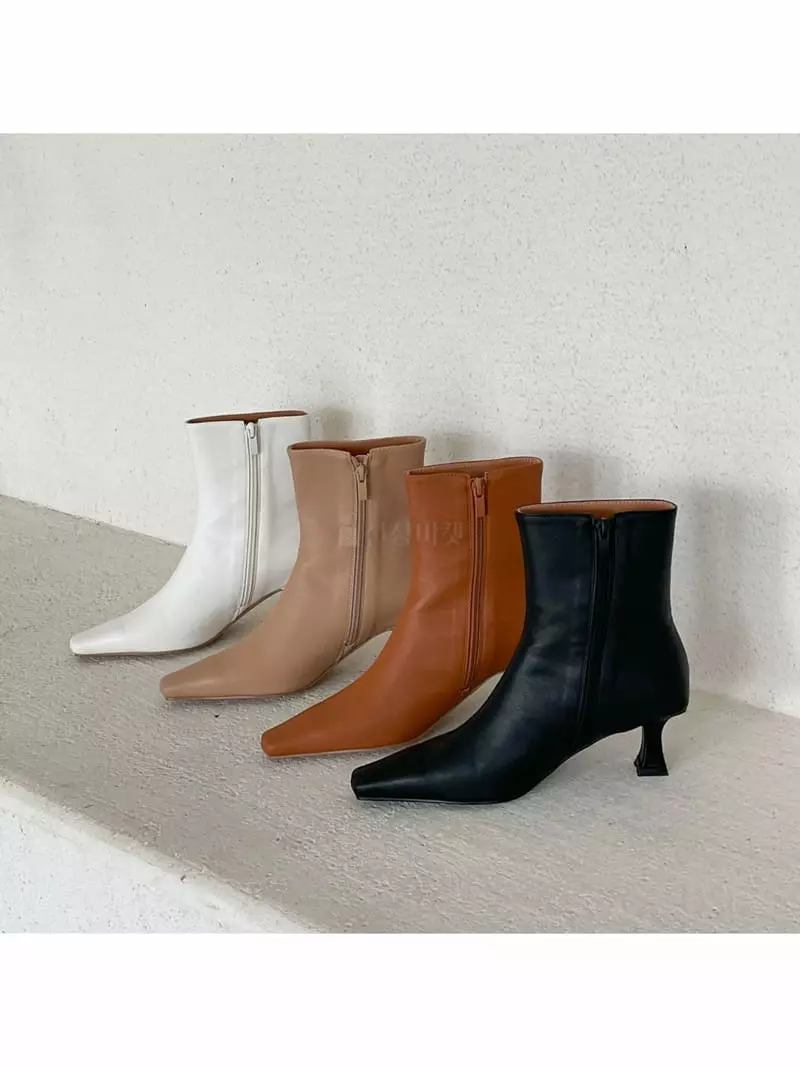 Cooing - Korean Women Fashion - #momslook - w4095 Boots Heel - 2
