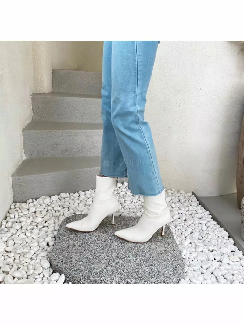 Cooing - Korean Women Fashion - #momslook - w4065 Boots Heel - 12