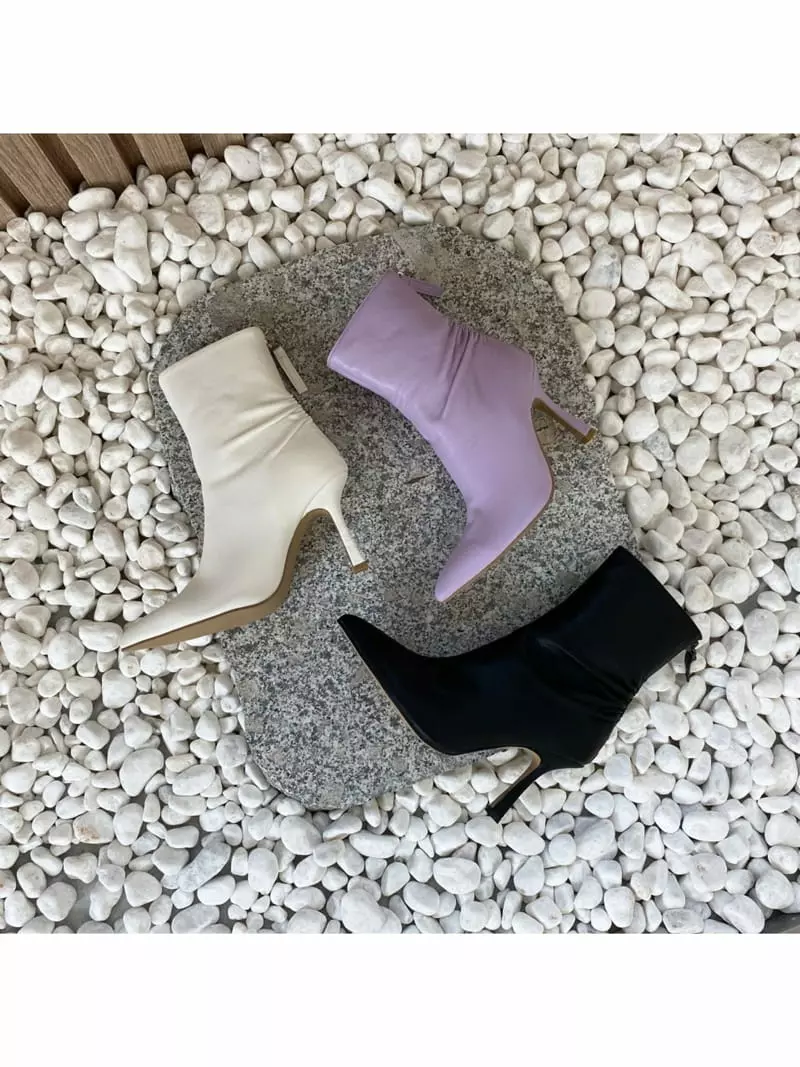 Cooing - Korean Women Fashion - #momslook - w4065 Boots Heel - 2