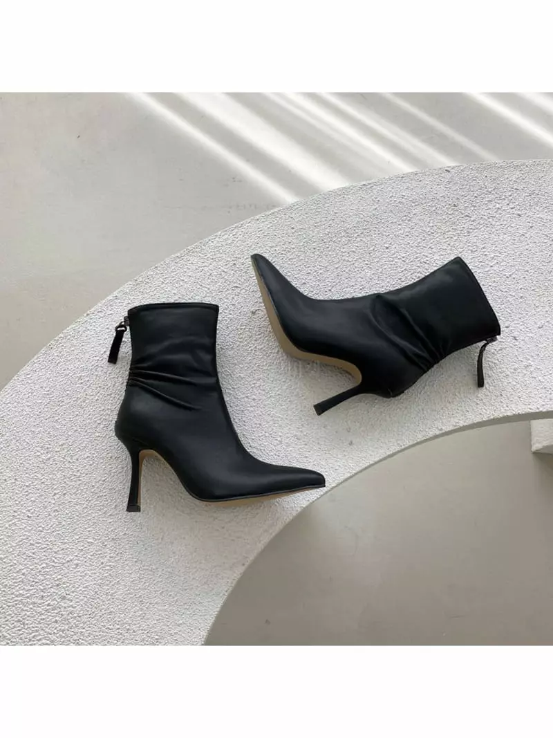 Cooing - Korean Women Fashion - #womensfashion - w4065 Boots Heel - 4