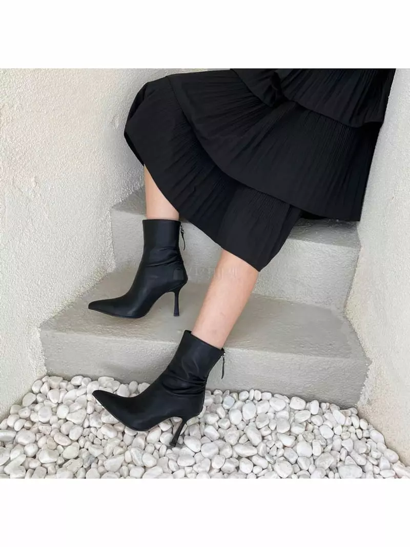 Cooing - Korean Women Fashion - #momslook - w4065 Boots Heel - 8
