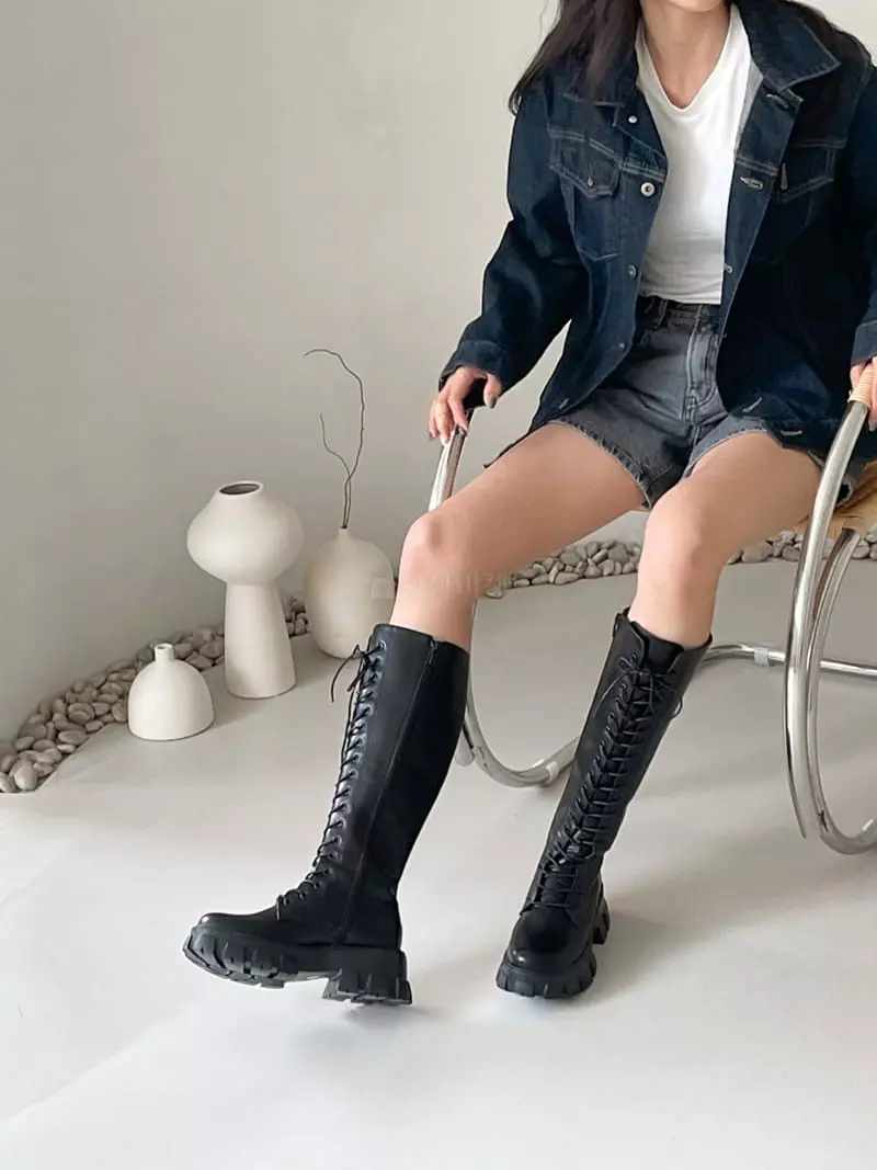 Cooing - Korean Women Fashion - #momslook - w4043 Boots - 12
