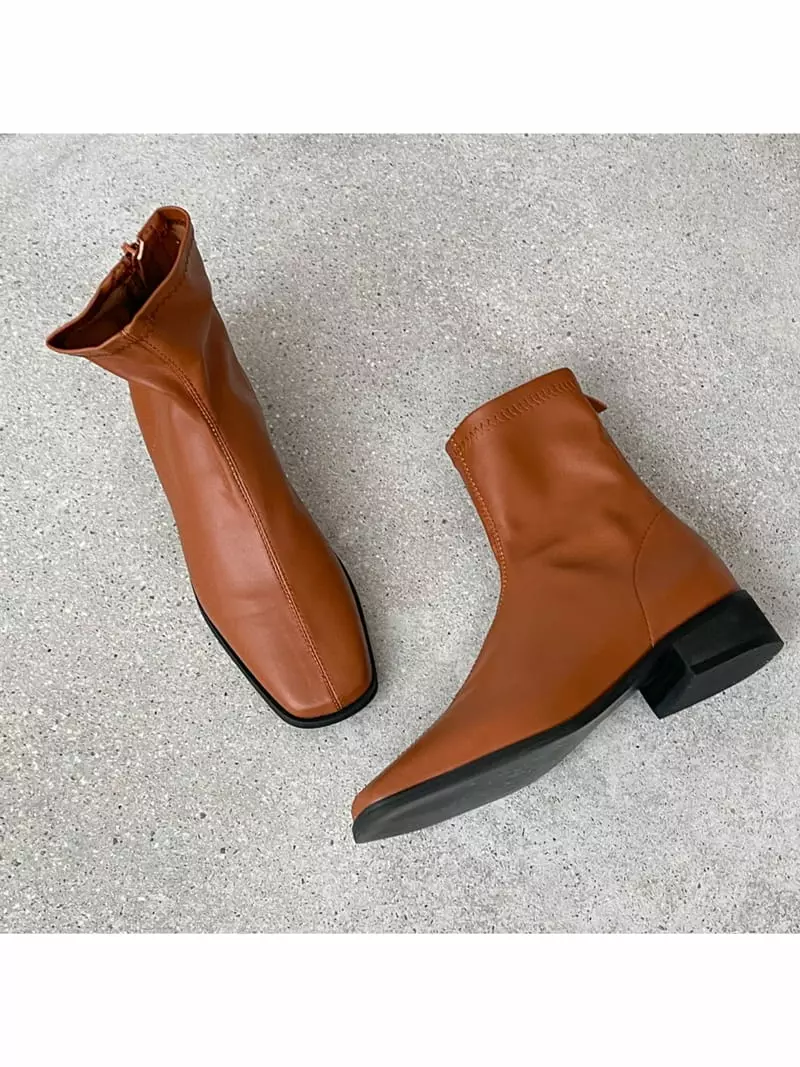 Cooing - Korean Women Fashion - #momslook - w4003 Boots - 5