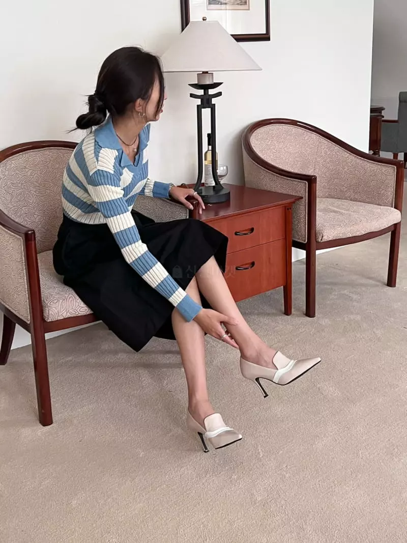 Cooing - Korean Women Fashion - #momslook - w3079 Loafer Heel - 12