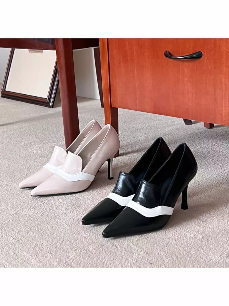 Cooing - Korean Women Fashion - #momslook - w3079 Loafer Heel - 2