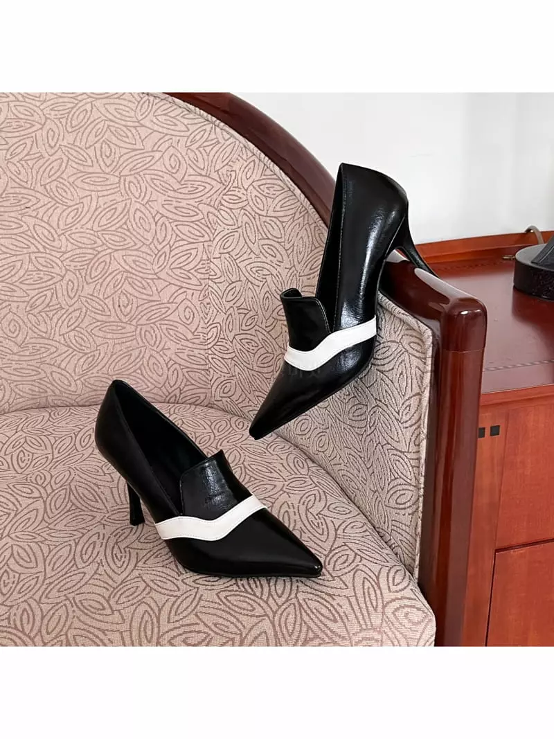 Cooing - Korean Women Fashion - #womensfashion - w3079 Loafer Heel - 4