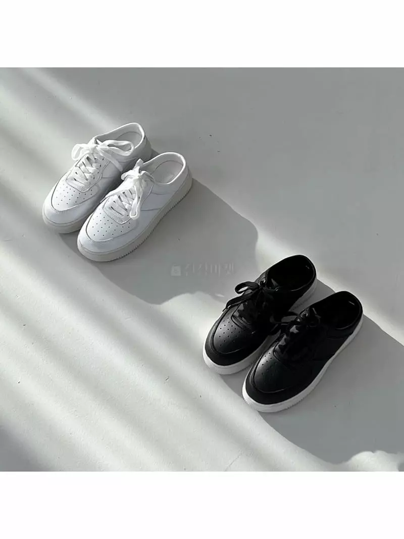 Cooing - Korean Women Fashion - #momslook - w3078 Bloafer Sneakers