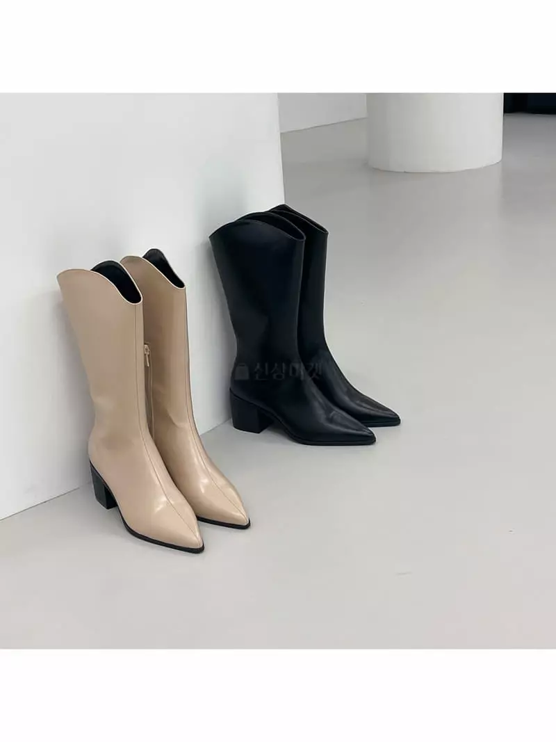 Cooing - Korean Women Fashion - #momslook - u8205 Boots - 2