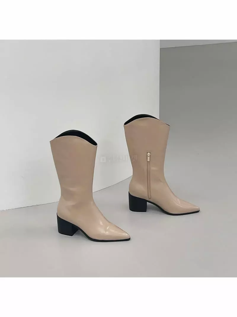 Cooing - Korean Women Fashion - #momslook - u8205 Boots - 5