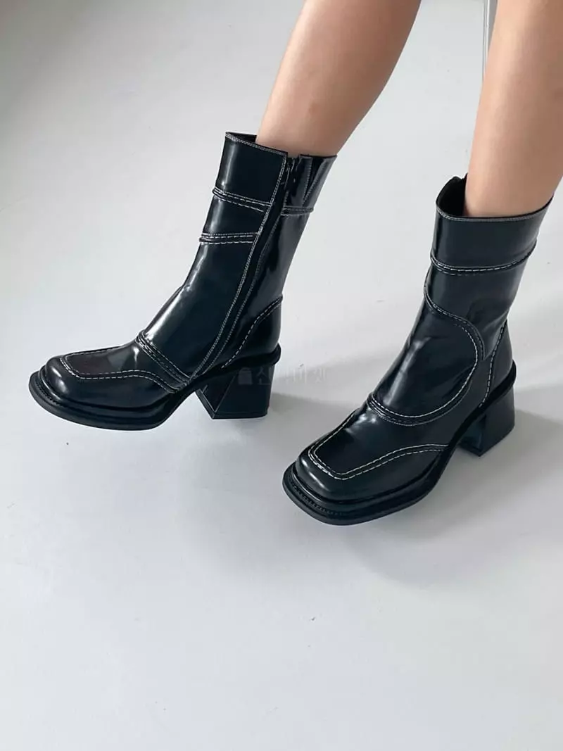 Cooing - Korean Women Fashion - #momslook - w4108 Boots - 11