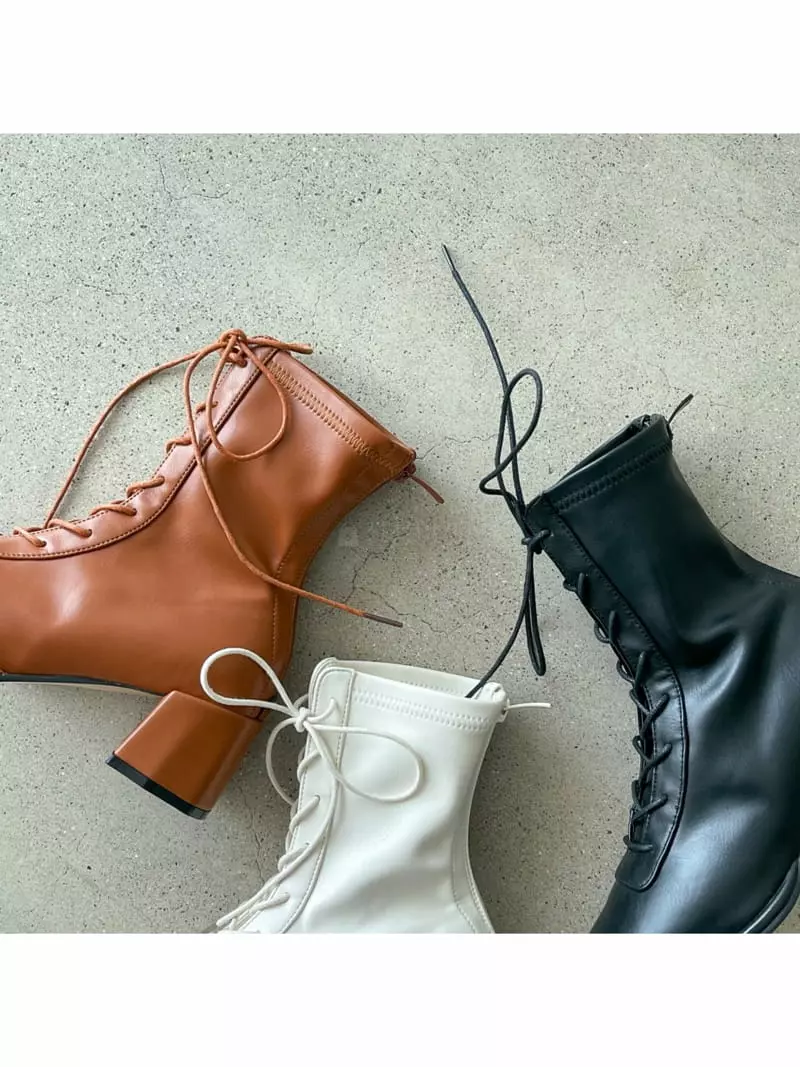 Cooing - Korean Women Fashion - #momslook - u8098 Boots Heel - 6