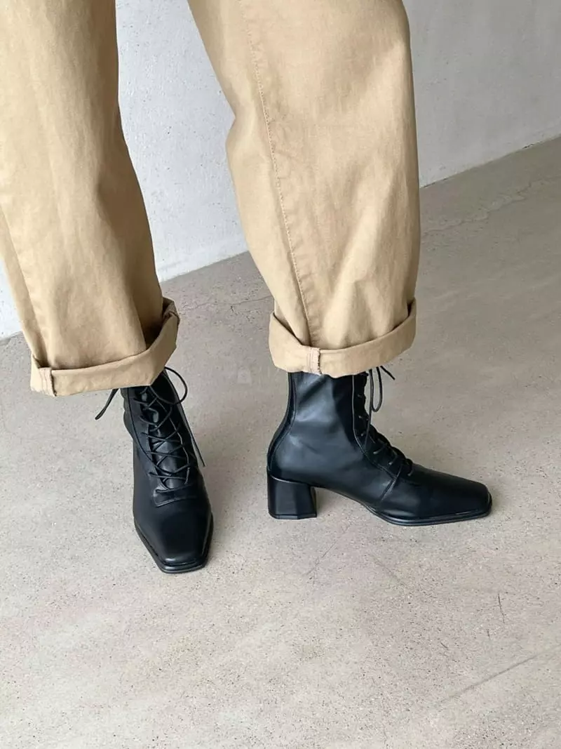 Cooing - Korean Women Fashion - #momslook - u8098 Boots Heel - 8