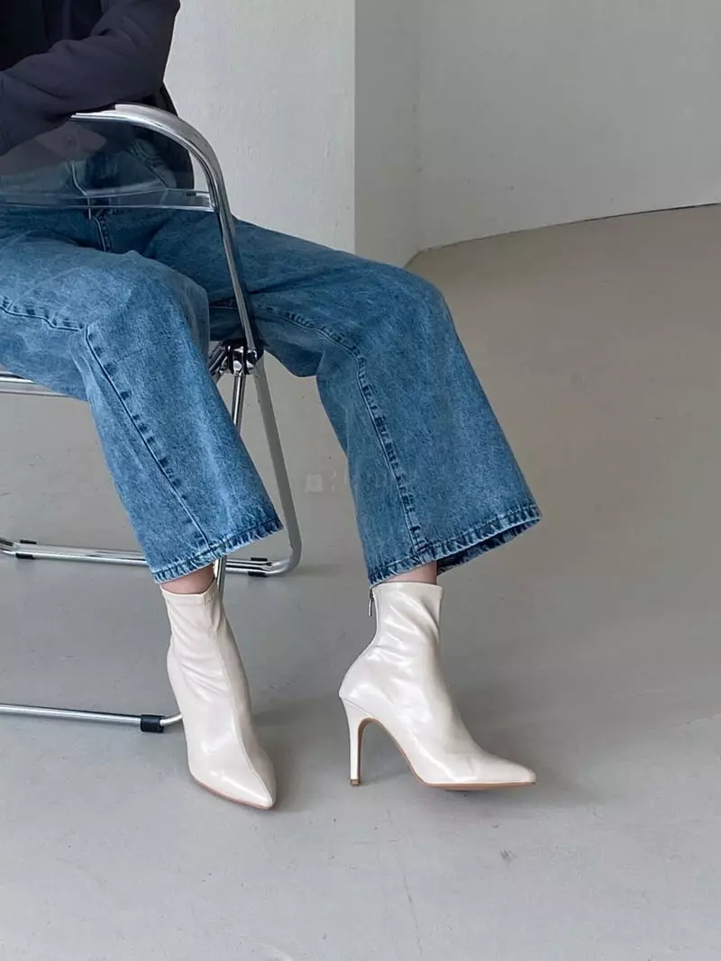 Cooing - Korean Women Fashion - #momslook - u5071 Boots Heel - 10