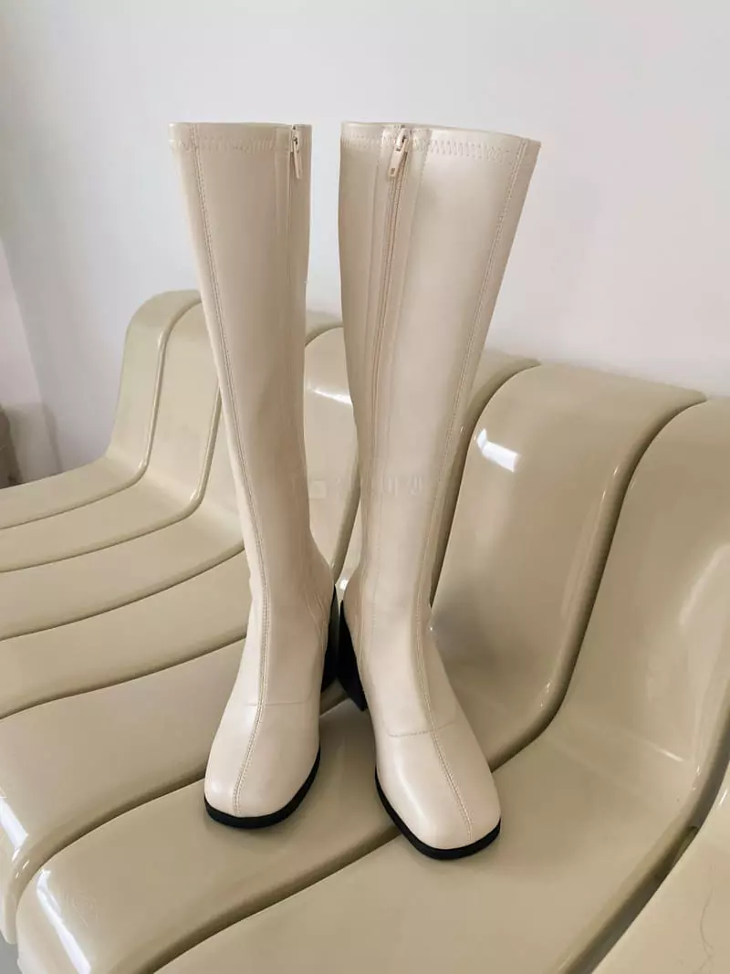 Cooing - Korean Women Fashion - #momslook - hb2026 Boots Heel - 8