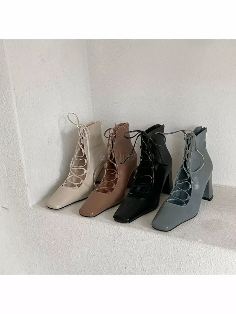 Cooing - Korean Women Fashion - #romanticstyle - ca2252 Boots - 2