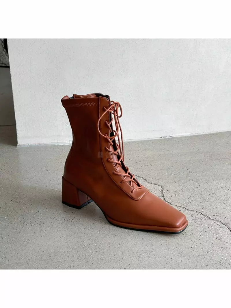 Cooing - Korean Women Fashion - #shopsmall - u8098 Boots Heel - 4
