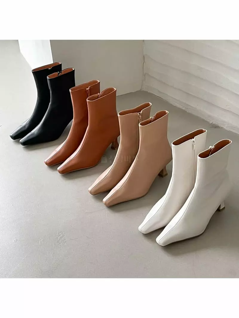Cooing - Korean Women Fashion - #thelittlethings - w4095 Boots Heel