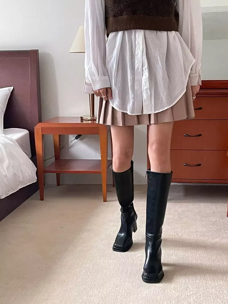 Cooing - Korean Women Fashion - #thelittlethings - w4104 Boots Heel - 6