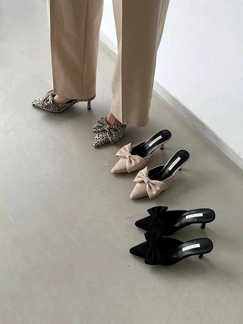 Cooing - Korean Women Fashion - #vintageinspired - ca9032 Mule Heel - 3