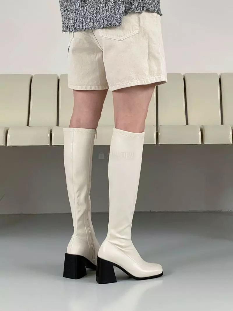 Cooing - Korean Women Fashion - #vintagekidsstyle - hb2026 Boots Heel - 11