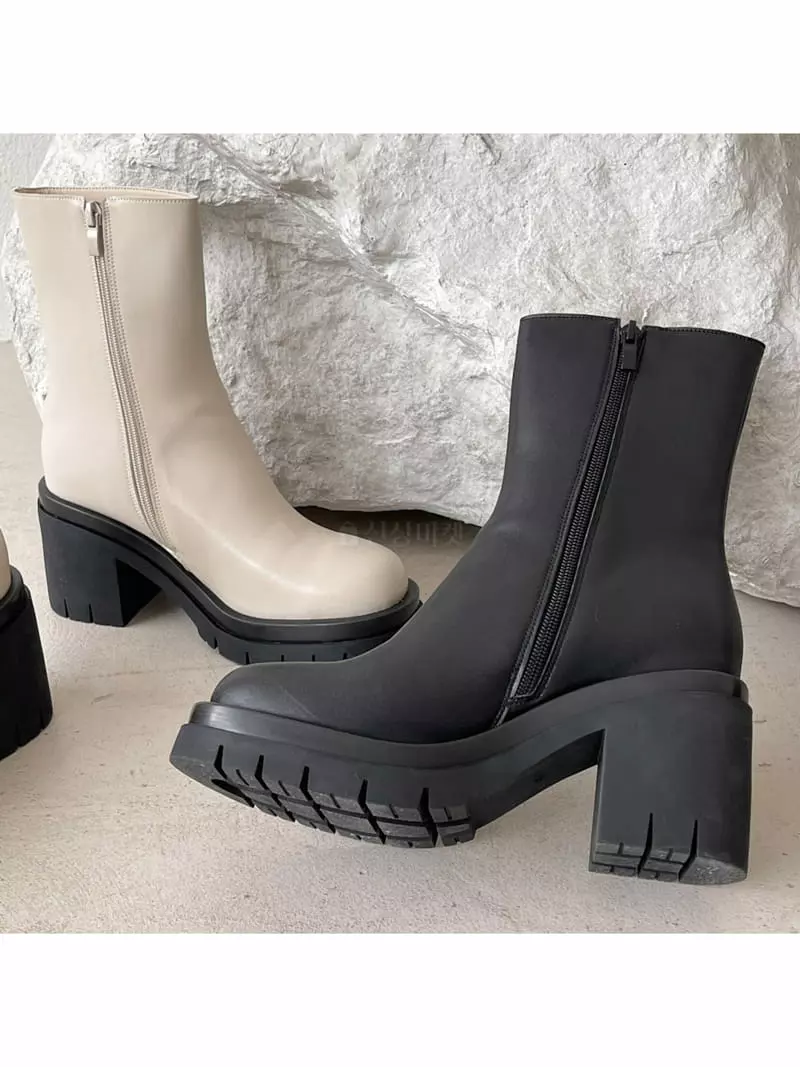 Cooing - Korean Women Fashion - #momslook - w4084 Boots - 4