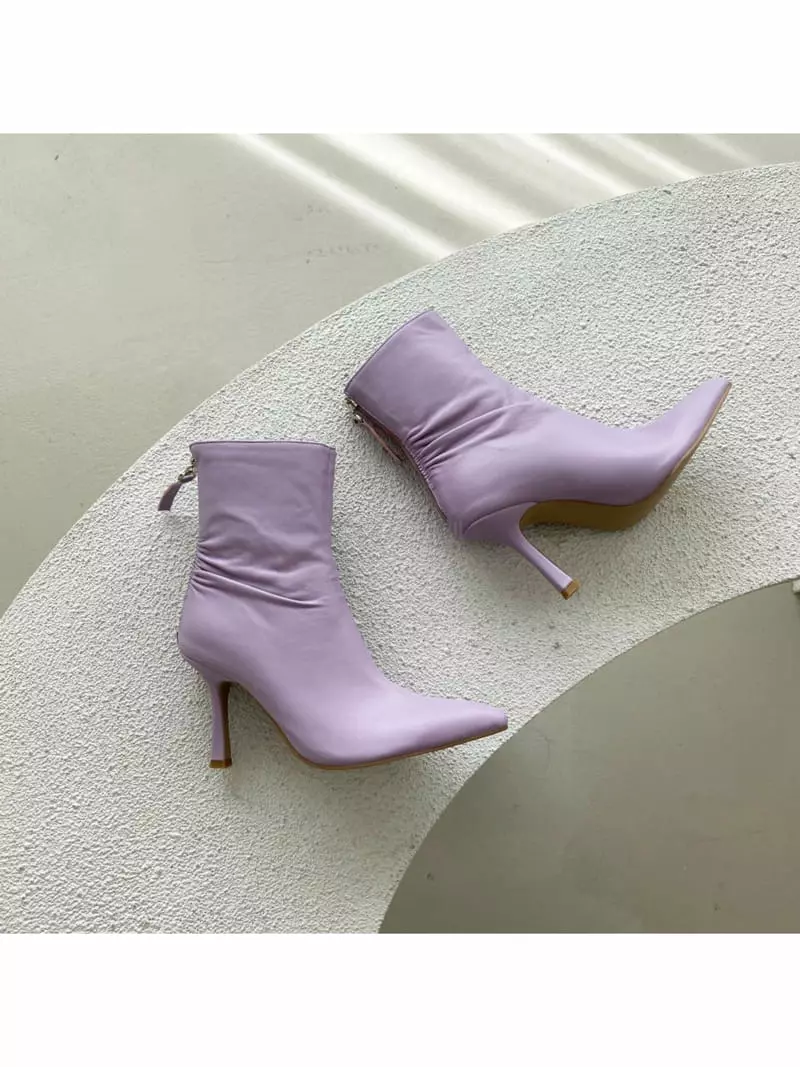 Cooing - Korean Women Fashion - #womensfashion - w4065 Boots Heel - 5