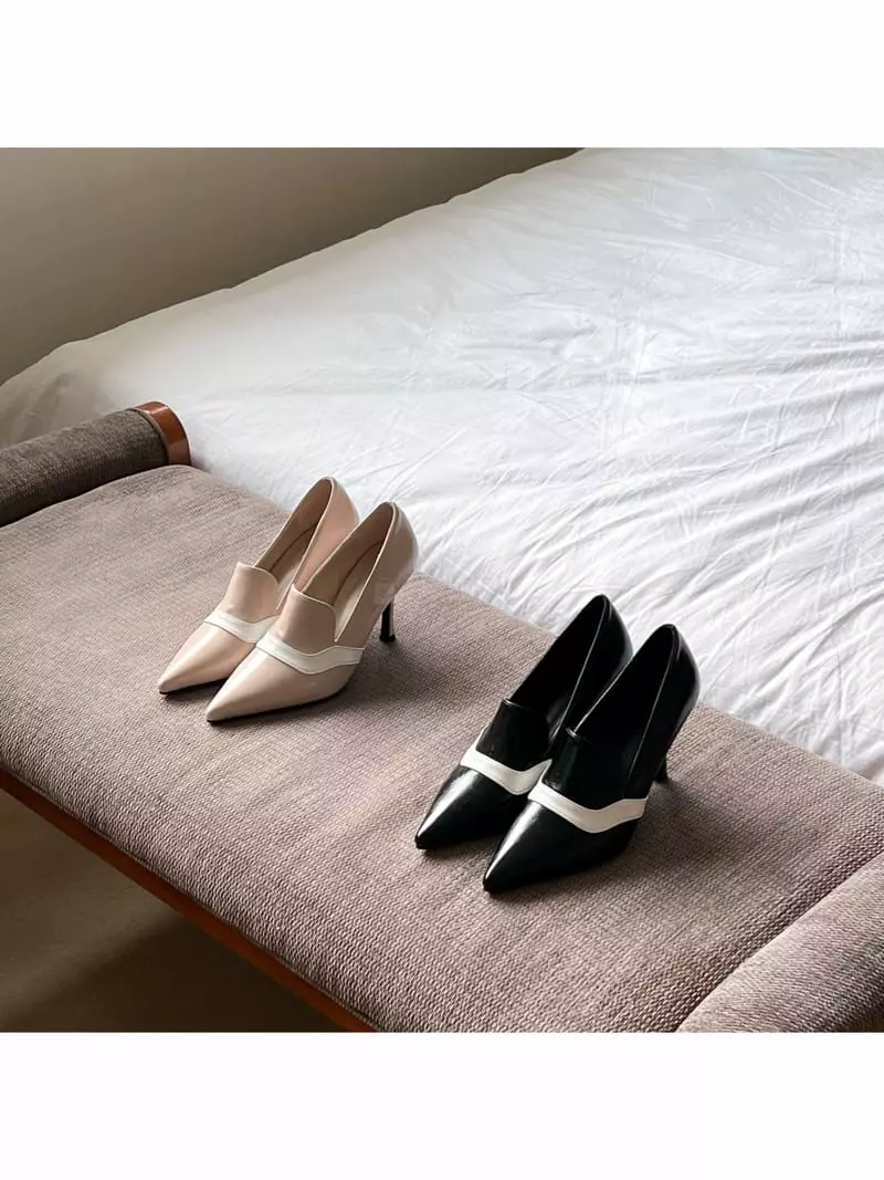 Cooing - Korean Women Fashion - #womensfashion - w3079 Loafer Heel