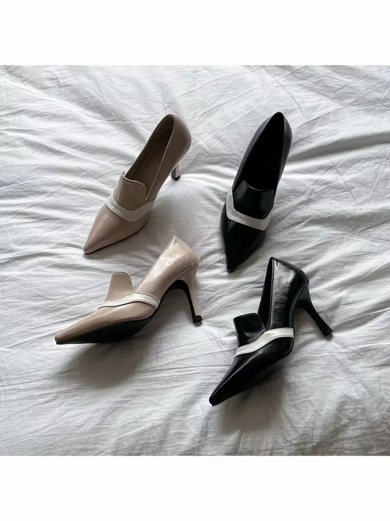 Cooing - Korean Women Fashion - #womensfashion - w3079 Loafer Heel - 3
