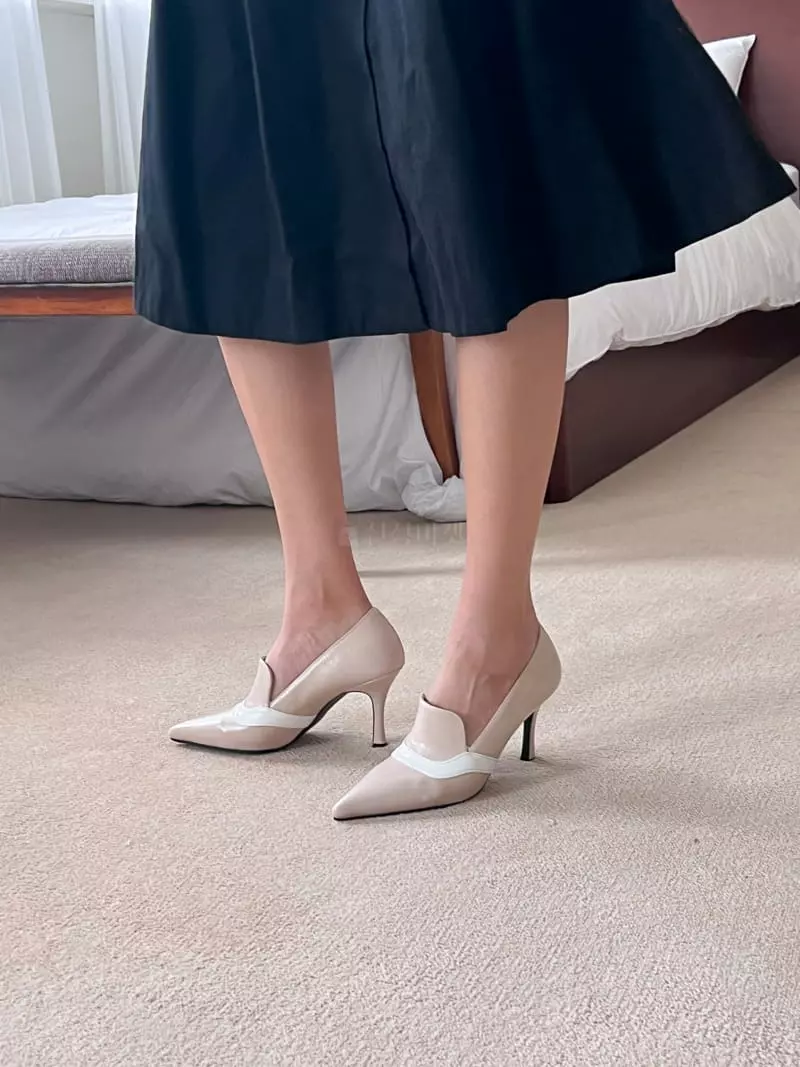 Cooing - Korean Women Fashion - #womensfashion - w3079 Loafer Heel - 9