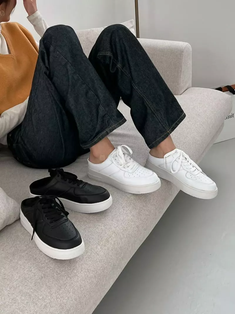 Cooing - Korean Women Fashion - #womensfashion - w3078 Bloafer Sneakers - 2