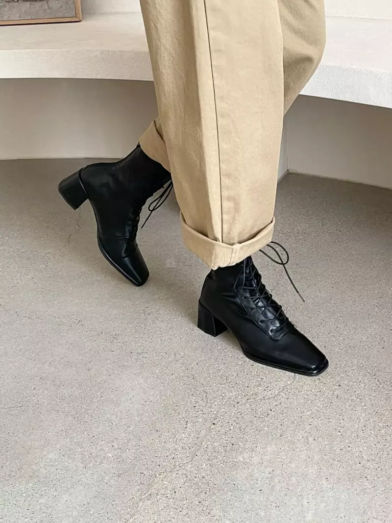 Cooing - Korean Women Fashion - #womensfashion - u8098 Boots Heel - 11
