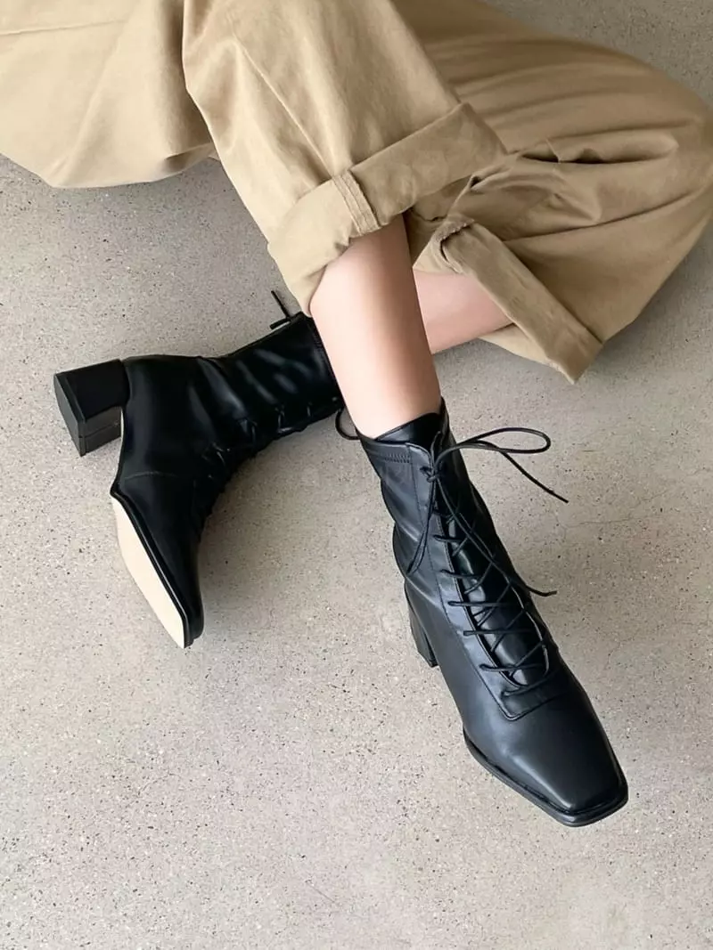 Cooing - Korean Women Fashion - #womensfashion - u8098 Boots Heel - 9