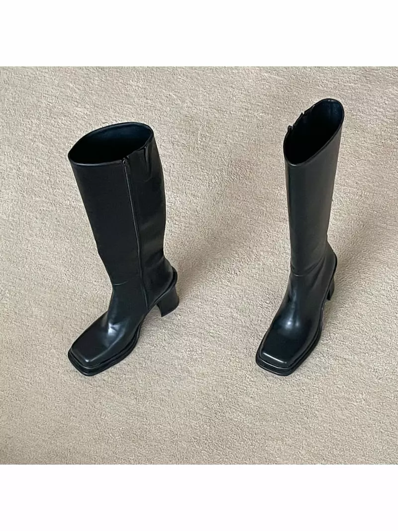 Cooing - Korean Women Fashion - #womensfashion - w4104 Boots Heel - 12