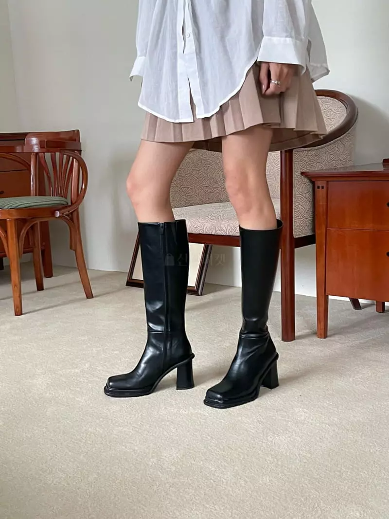 Cooing - Korean Women Fashion - #womensfashion - w4104 Boots Heel - 8