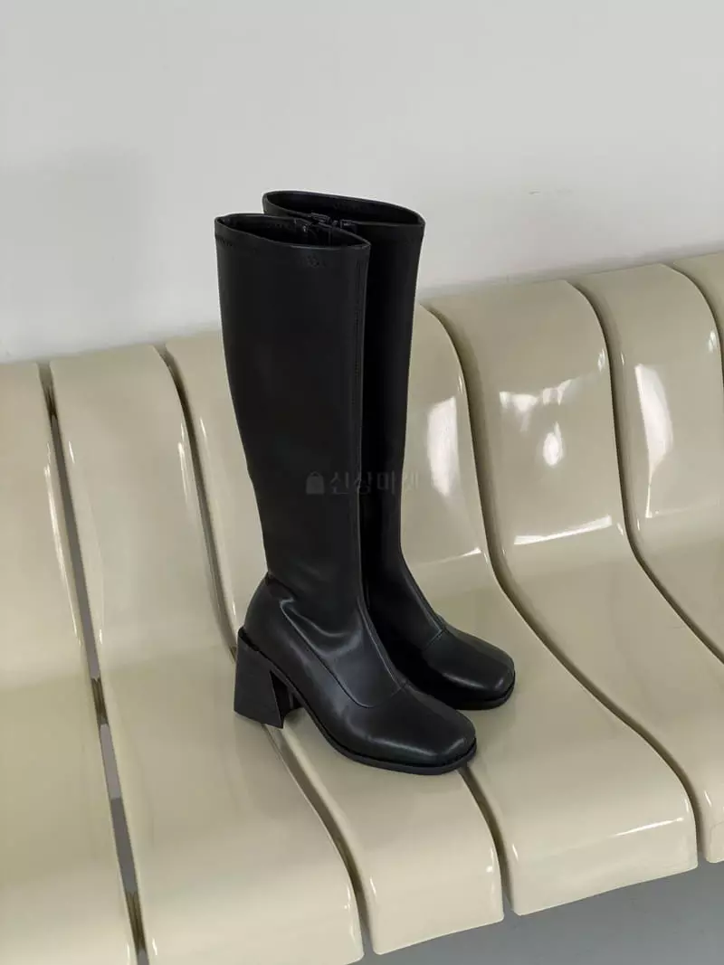 Cooing - Korean Women Fashion - #womensfashion - hb2026 Boots Heel - 5