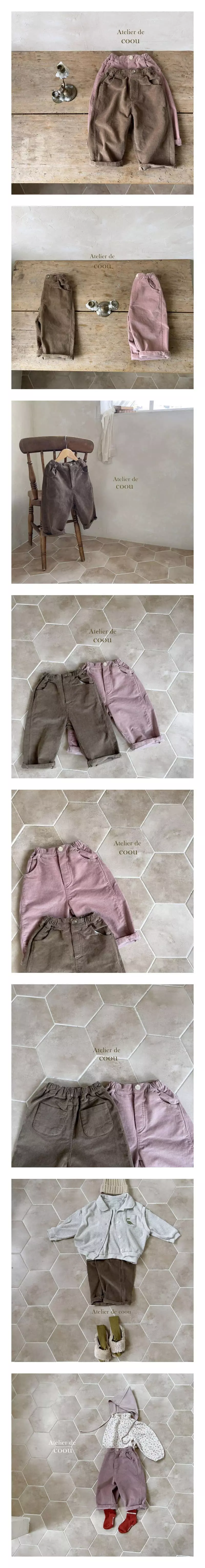 Coou - Korean Children Fashion - #discoveringself - Line Pants