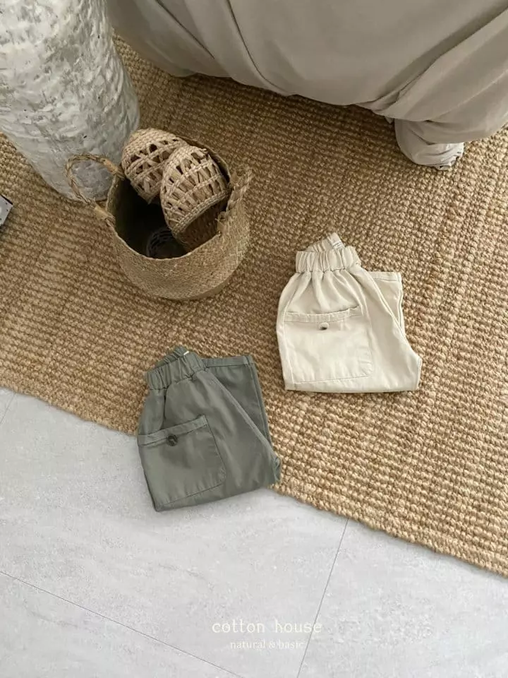 Cotton House - Korean Children Fashion - #Kfashion4kids - Pocket Bng Pants - 9