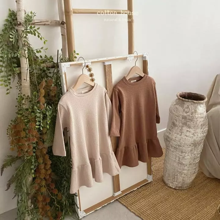 Cotton House - Korean Children Fashion - #Kfashion4kids - Frill Knit One-piece - 5