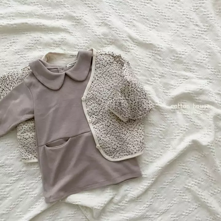 Cotton House - Korean Children Fashion - #Kfashion4kids - Collar One-piece - 10