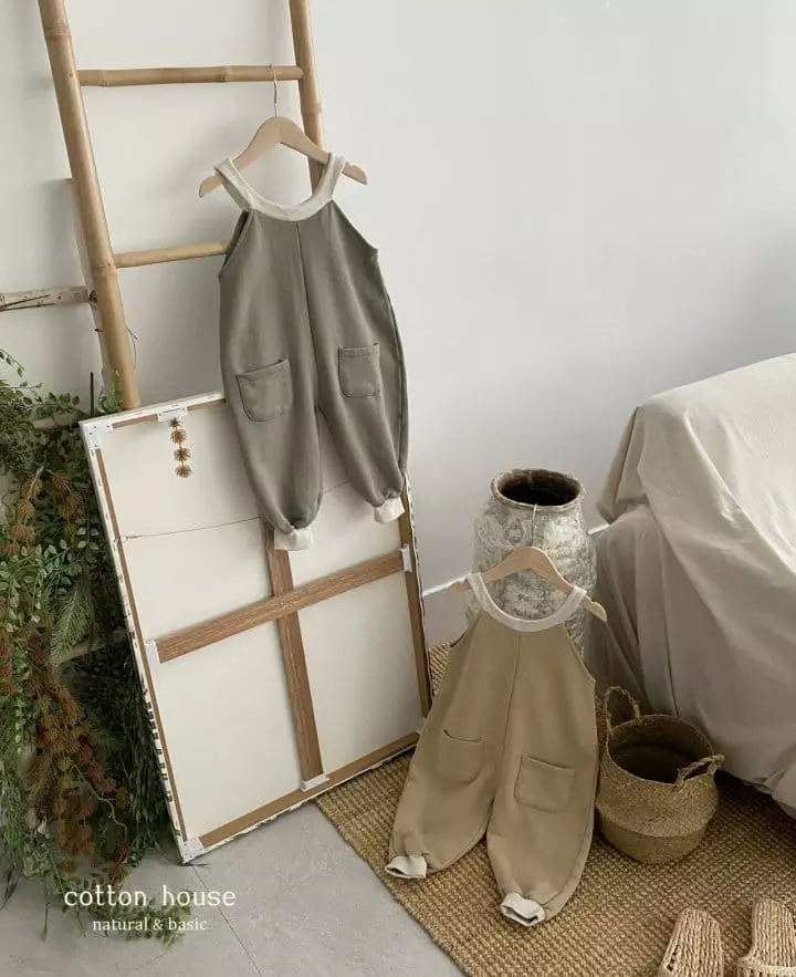 Cotton House - Korean Children Fashion - #kidzfashiontrend - Color Jumpsuit - 4