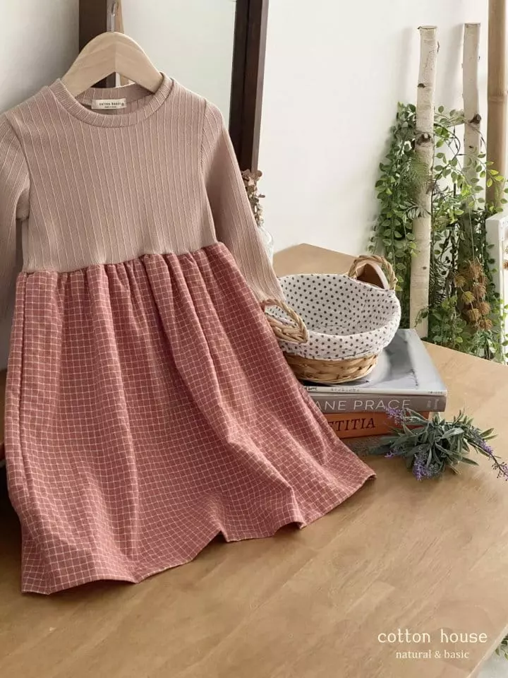 Cotton House - Korean Children Fashion - #Kfashion4kids - Color Check One-piece - 3