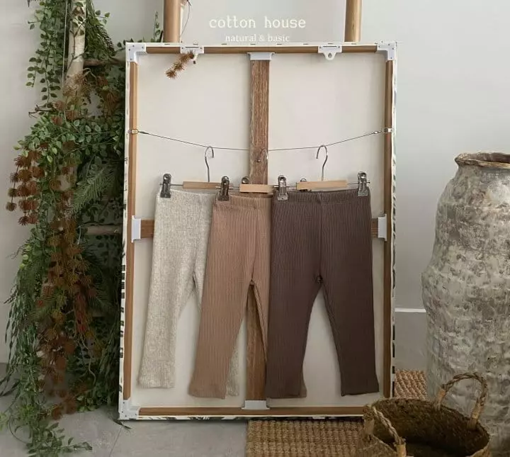 Cotton House - Korean Children Fashion - #Kfashion4kids - Rib Leggings - 2