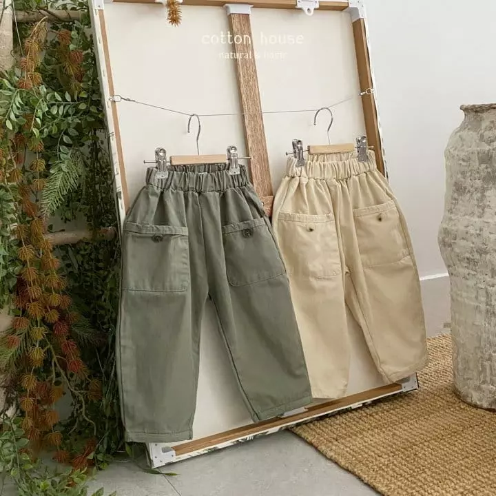 Cotton House - Korean Children Fashion - #childofig - Pocket Bng Pants