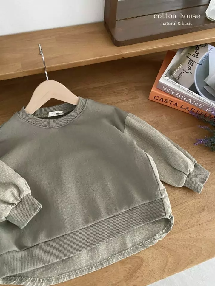Cotton House - Korean Children Fashion - #prettylittlegirls - Pigment Color Sweatshirt - 4