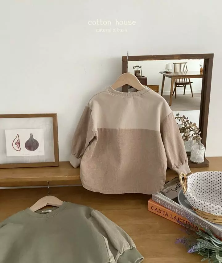 Cotton House - Korean Children Fashion - #childofig - Pigment Color Sweatshirt - 5